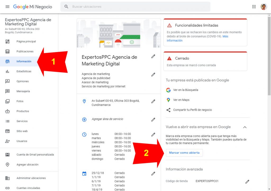 como abrir mi negocio en google panel adm como abrir mi negocio en google panel adm