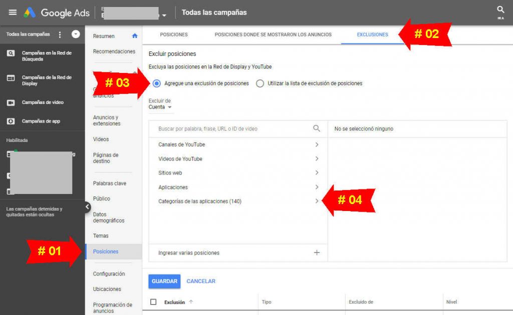 como excluir las app en google ads como excluir las app en google ads