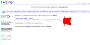 contenido duplicado caso duplicado