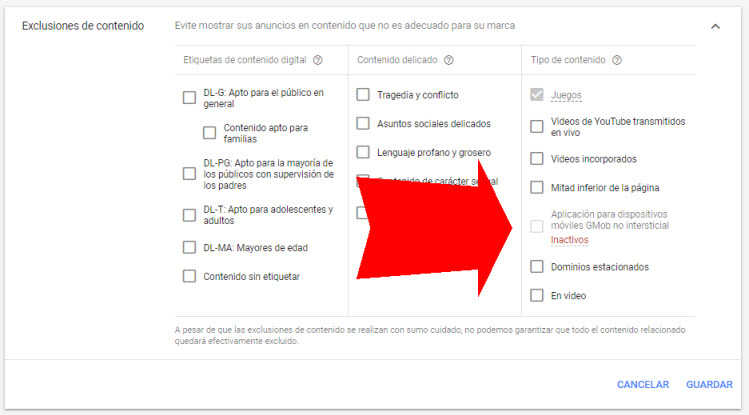 Cómo Excluir TODAS las App en Google Ads 3 excluir las app en google ads configuraicon campaña